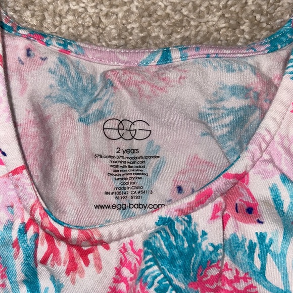 EGG NY Coral Reed Dress 2T - Picture 3 of 4